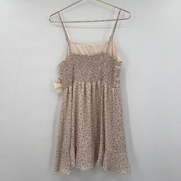 Altar'd State Women's Faux Wrapped Dress Taupe/Brown Size L NWT - Picture 2 of 9